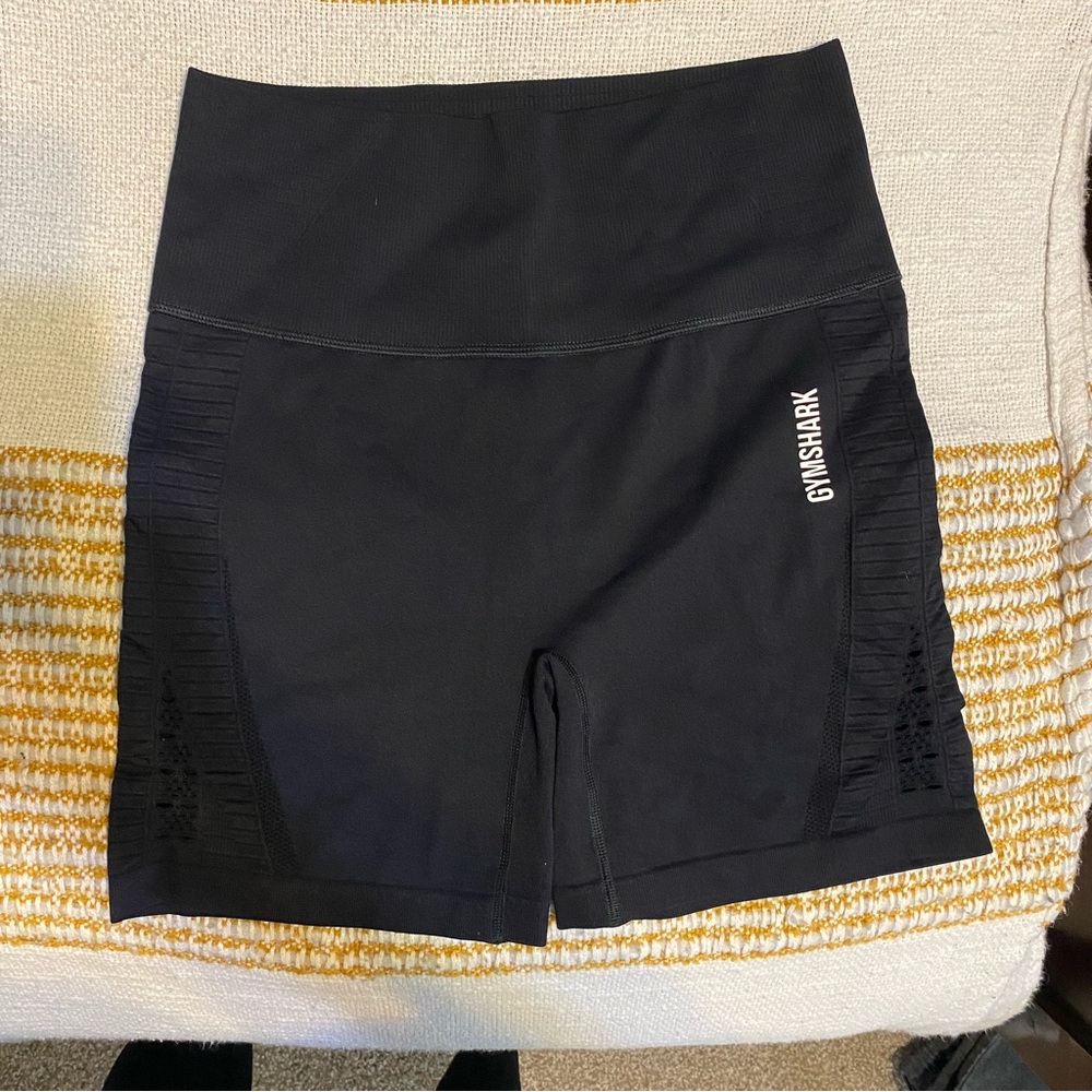 Gymshark black spandex shorts
